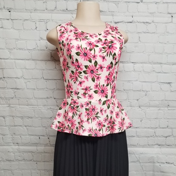 BLACK IVORY PINK ROMPER - Picture 2 of 6